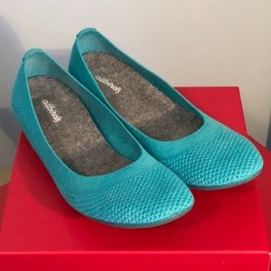 ALLBIRDS Tree Breezer sz 9 turquoise flats EUC